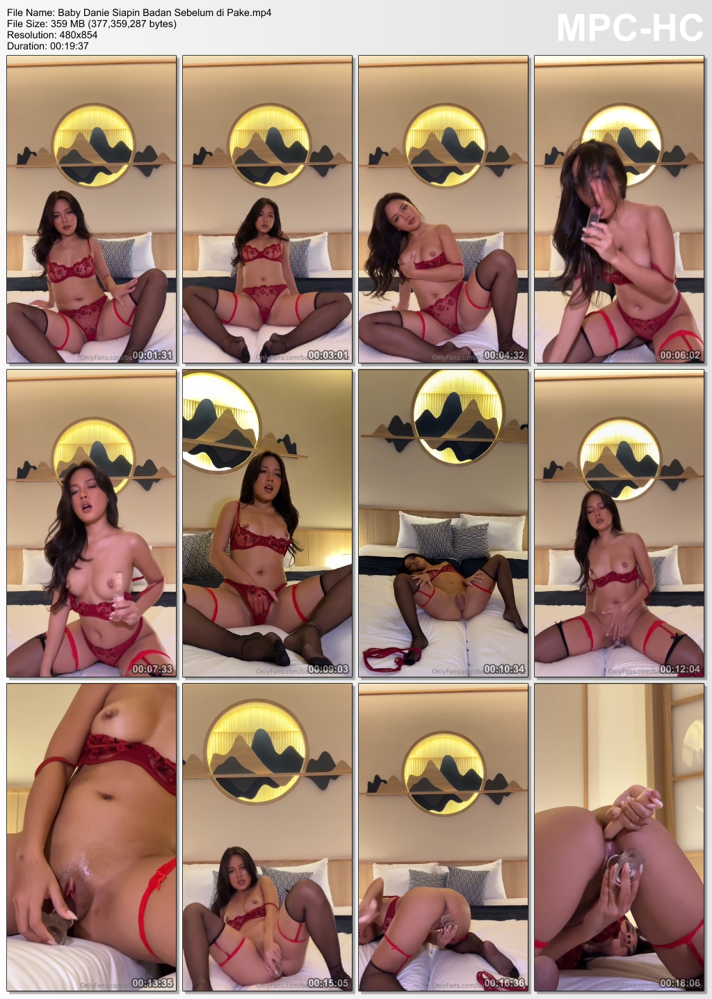 Baby Danie Siapin Badan Sebelum di Pake