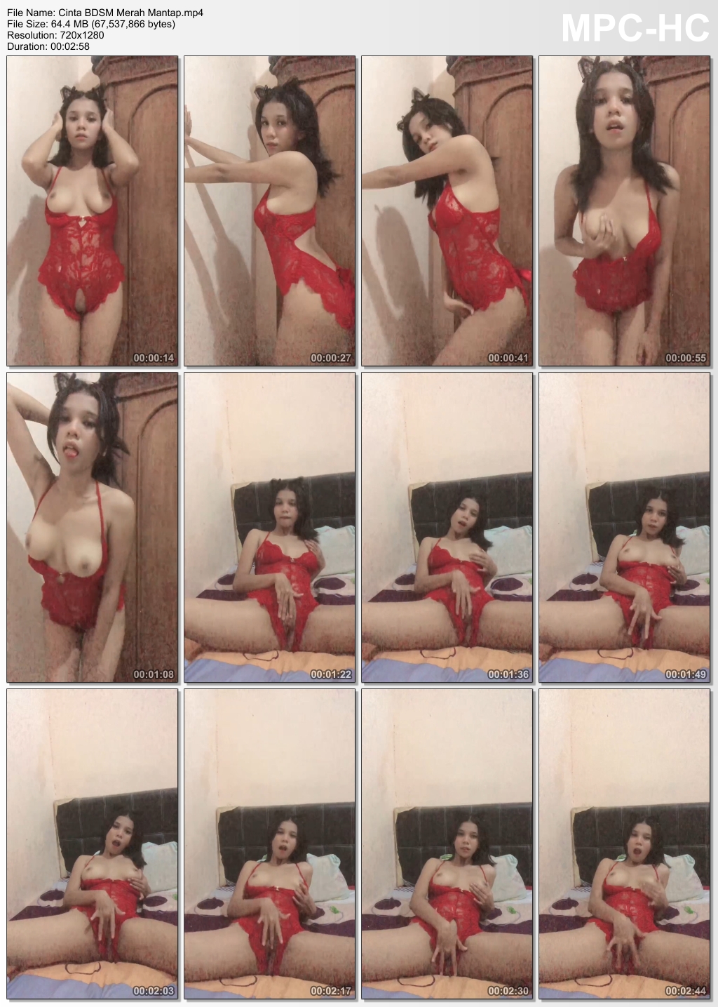 Cinta BDSM Merah Mantap