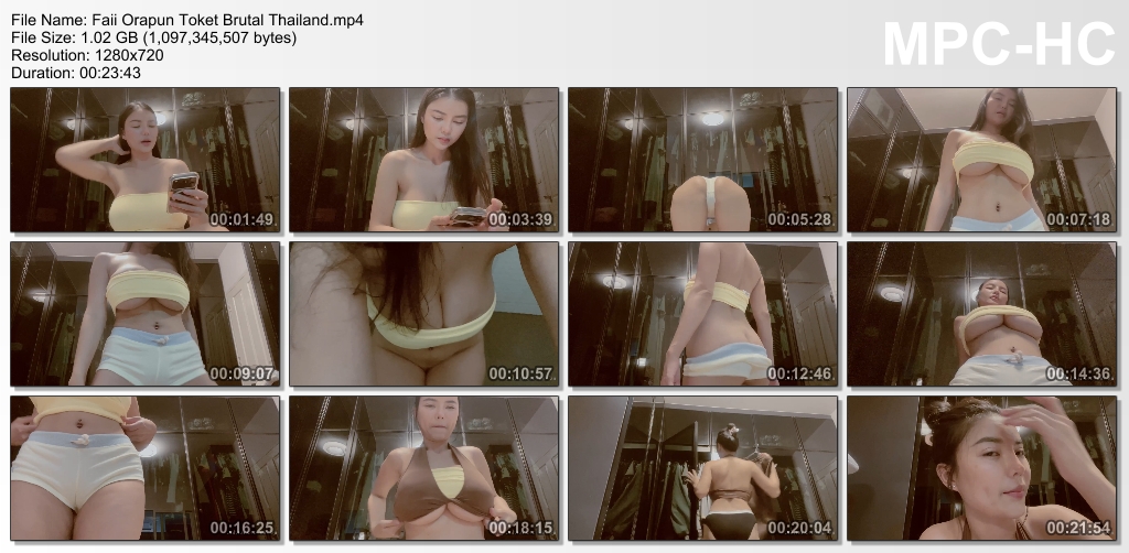 Faii Orapun Toket Brutal Thailand